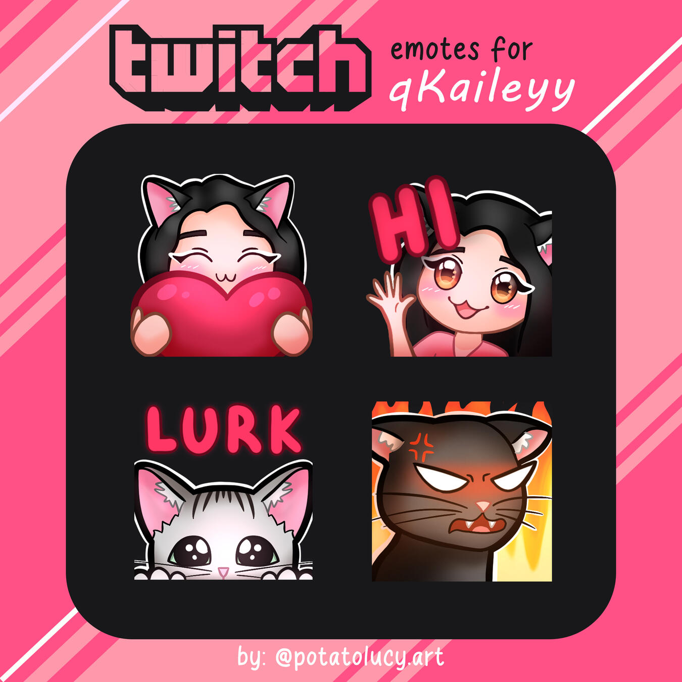 Twitch Emotes - qKaileyy